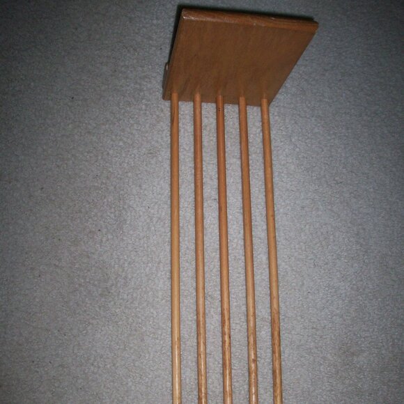 Vintage Wood Bookends Expanding Wooden Book Ends Holder CD/DVD Rack Shelf Dryer - Picture 11 of 12